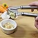 ChaMond Home Stainless Steel Professional Garlic Press and FDA Approved Silicone Garlic Peeler