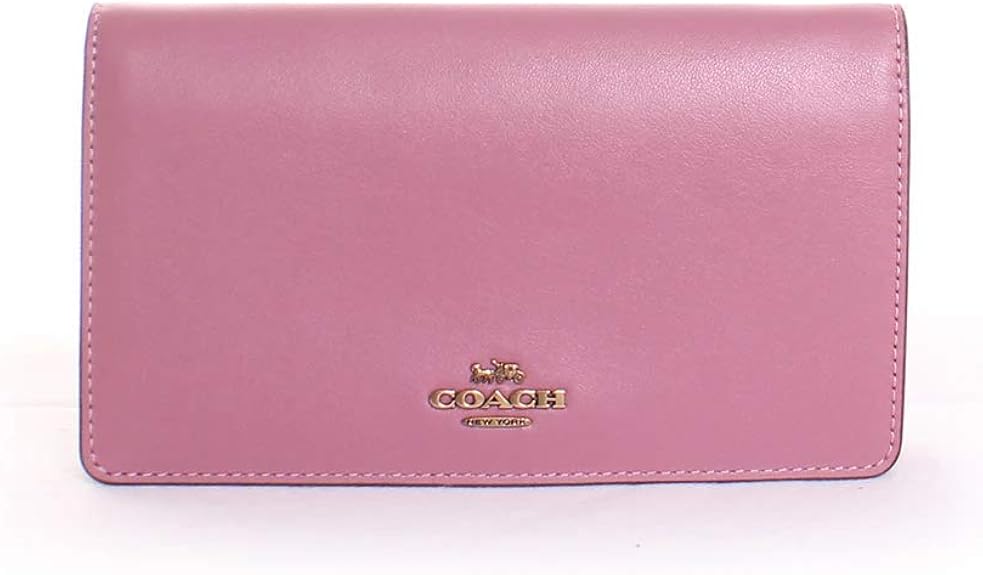 coach smooth leather slim phone crossbody