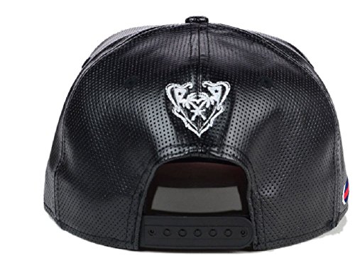 BLVD Luxor W Premium Snapback Black Adjustable Hat Cap