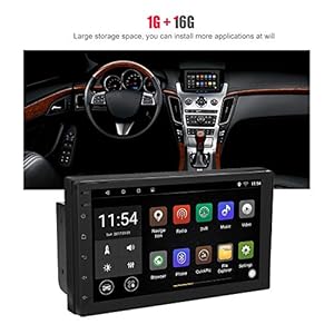 Stereo per Auto Universale Android 2 Din, Touch Screen da 7 pollici Bluetooth WiFi Lettore Multimediale Supporto Lettore… - immagine 6