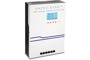 OOYCYOO 100 Amp MPPT Solar Charge Controller 48V 36V 24V 12V Auto,PV 150V Max Input Solar Panel , 100A Solar Panel Regulator Max Input Power 5000W, for AGM Sealed Gel Flooded Lithium Battery