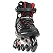 Rollerblade Zetrablade Skate - 4x80mm/84A Wheels - SG 5 Performance Bearings - Black/Red - US Men's 11 (29.0)