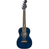 Fender Dhani Harrison Tenor Ukulele, Sapphire Blue, with Gig Bag