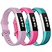 GOSETH Compatible with Fitbit Ace Band, Ace Accessories Bands Watch Buckle Design Replacement Strap Compatible with Fitbit Ace Fitness Tracker for Kids 8+ (A-3 Pack)