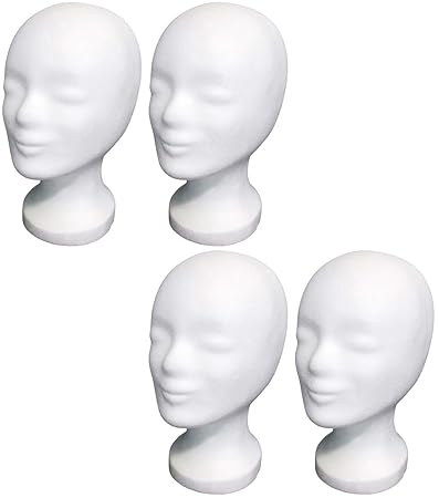 4 x FP Styroporkopf weiss - TOP Markenqualität aus deutscher Herstellung!