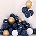 Dark Blue Balloons 12 inch 50pcs Latex Party Balloons Navy Helium Balloons Baby Shower Balloons