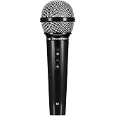 UKCOCO Pretend Play Microphone Toy for Kids: Realistic Lightweight Fake Mic for Karaoke, Stage Performance, Talent Shows & Imaginative Role Play - Boosts Confidence & Creativity - 6.48 Inch