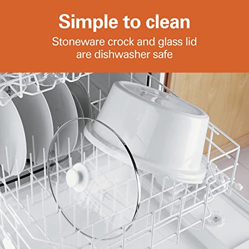 Hamilton Beach 4Quart Slow Cooker with 3 Cooking Settings, Dishwasher