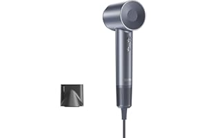 Laifen Swift Hair Dryer, High Speed 200M Ionic Blow Dryer with 110, 000 RPM Brushless Motor for Fast Drying, Low Noise, Hairdryer with Magnetic Nozzle