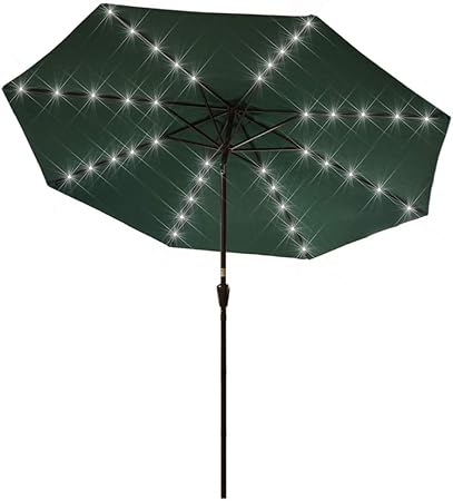 10 ft lighted patio umbrella