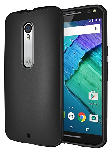 Moto X Pure Case, Diztronic Full Matte Slim-Fit Flexibl