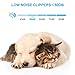 AFBEST Dog Clippers, Professional Pet Hair Grooming Clippers Low Noise Rechargeable Cordless Electric Hair Clippers (White)