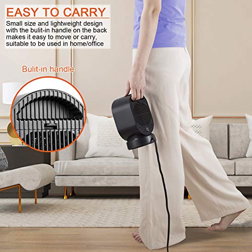 toyuugo Ceramic Space Heater, Small Electric PTC Heater Portable Desk