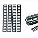 Picatinny Rail Ladder Rail Panel Cover rubbery -4 Pieces (Black)