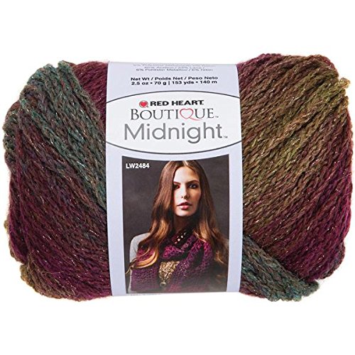 Coats and Clark Red Heart Boutique Midnight Yarn, Brocade