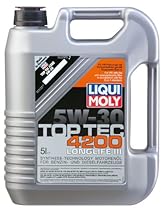 Liqui Moly (2011) Top Tec 4200 5W-30 Synthetic Motor Oil - 5 Liter Jug