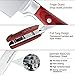 Kitchen Knife Set 15 Pieces with Wooden Block Sharpener 6 Pieces Serrated Steak Knives, homgeek Professional German X50Cr15 Stainless Steel Sharp Pakkawood Handle Chef Knife Block Set Full-Tang Forged