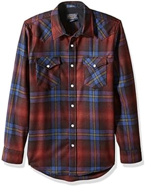 Men's Long Sleeve Button Front Fitted Canyon Shirt