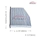POTAUTO MAP 4002C (CF10373) Activated Carbon Car Cabin Air Filter Replacement for AUDI A3 Q3 TT QUATTRO, VOLKSWAGEN BEETLE CADDY III CC EOS GOLF CITY R GTI JETTA CITY PASSAT CC R32 RABBIT TIGUAN