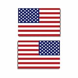Patriotic USA Flag, 2PC Symmetrical American Flag