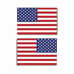Patriotic USA Flag, 2PC Symmetrical American Flag