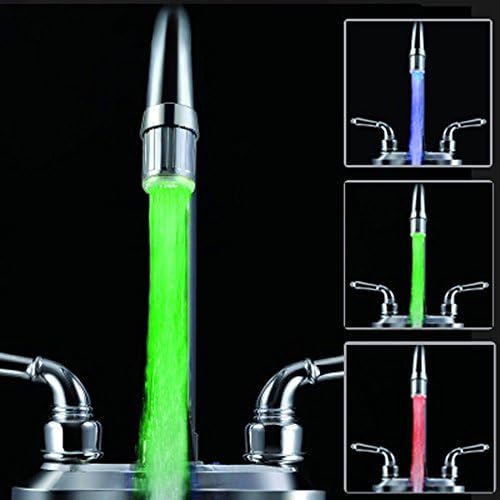Your Supermart LED Water Faucet Color Changing Temperature Sensor Intelligent Water Nozzle Tap