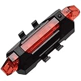 Pisca Bike Sinalizador Luz Traseira Led Vermelho Usb