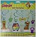 Amscan Awesome Scooby-Doo Birthday Party Hanging Swirl Ceiling Kit, Multicolor, 7