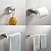 KES 4-Piece Bathroom Hardware Accessory Set, Towel Bar Robe Hook Toilet Paper Holder Towel Ring Wall Mount, Brushed Finish SUS 304 Stainless Steel, LA252-42