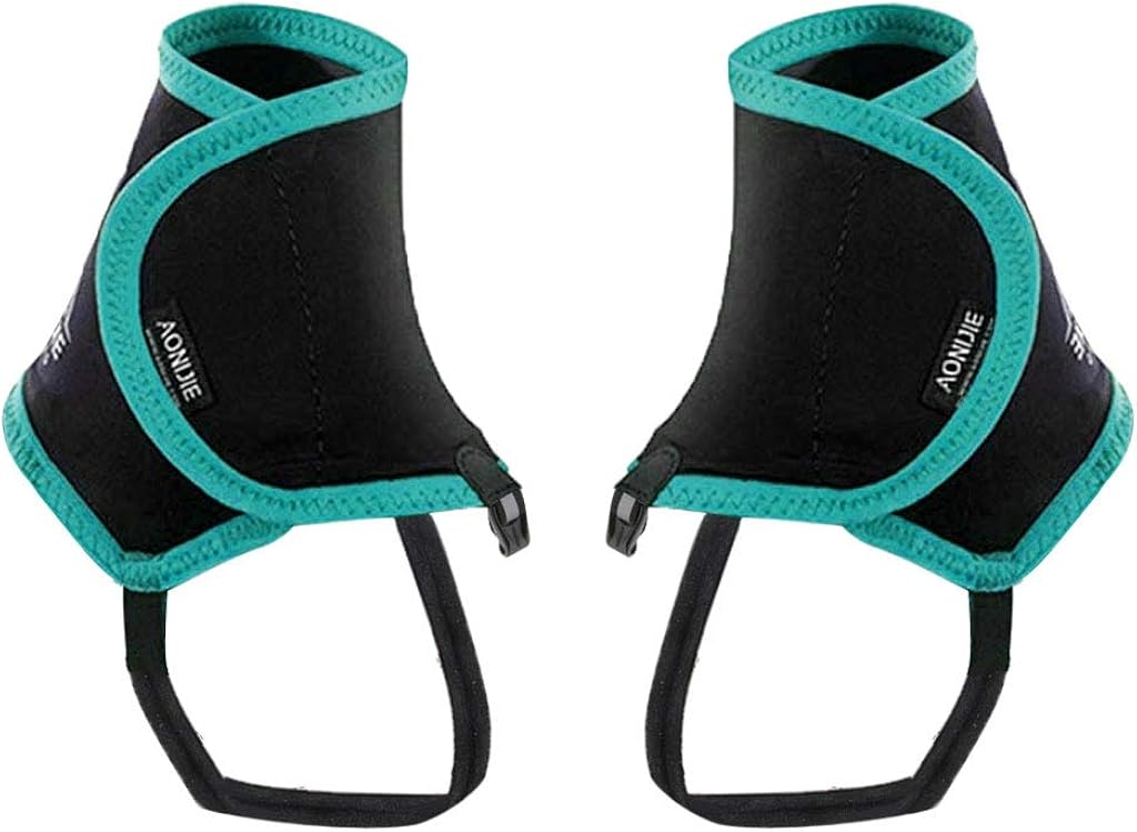 CUTICATE 2 Pairs Low Trail Gaiter Lightweight Waterproof Boot Ankle Gaiters for Hiking Walking Backpacking