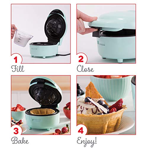 DASH Waffle Bowl Maker The Waffle Maker Machine for Individual Waffle