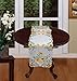 Creative Linens Sunflower Table Runner 15x69 Embroidered Cutwork Dresser Scarf White