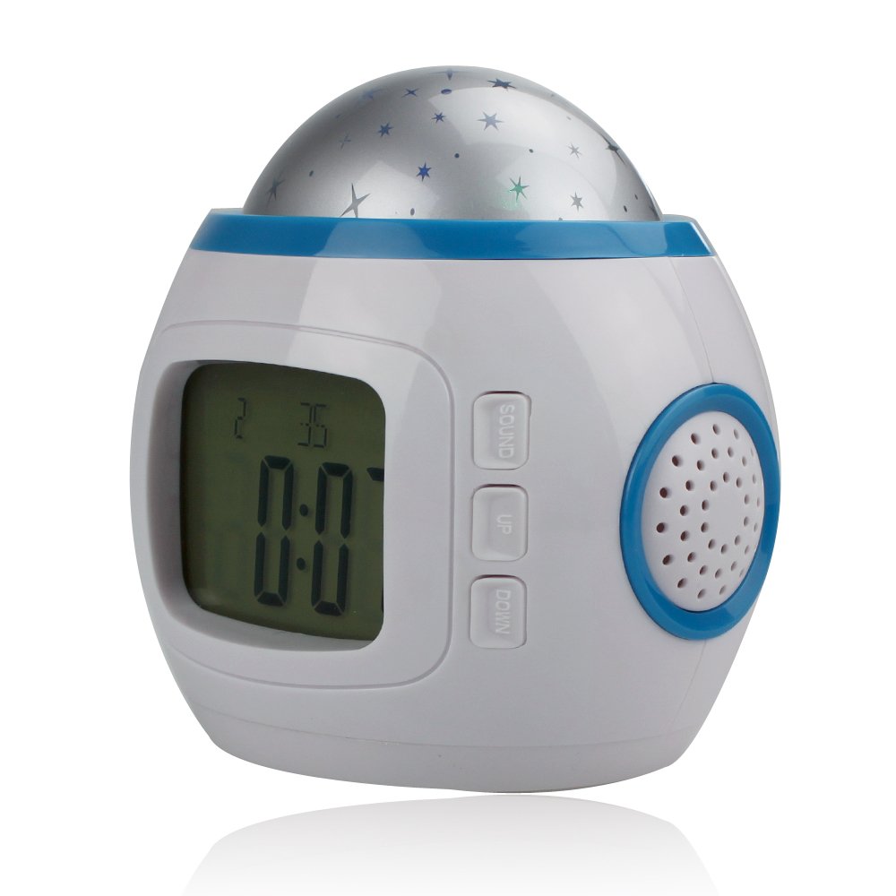 SUNDREAMTECH® Reloj despertador LED con luz nocturna Proyector de ...
