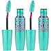 Maybelline New York Volum' Express The Mega Plush Washable Mascara Makeup, Blackest Black, 2 Count, Washable Blackest Black