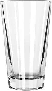 Libbey Pint Glass with DuraTuff Rim (1639HT), 16oz - Set of 4