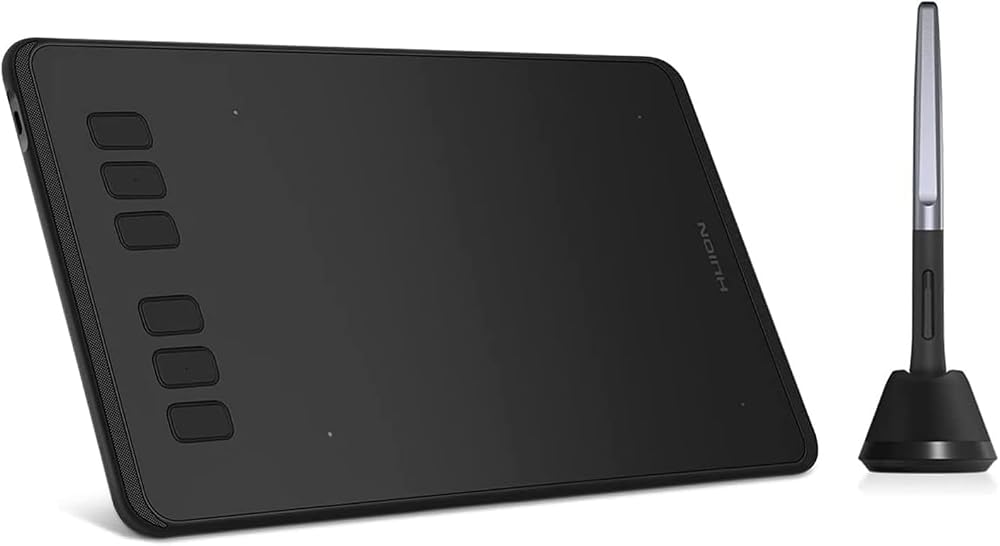 HUION Inspiroy H640P Drawing Tablet with Battery-Free PW100 Stylus 8192 Levels