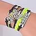 ThyWay 16 Pieces Western Style Hot Handmade Vintage Leather Rope Wrap Bangle Bracelets - Infinity Love Best Friend (Best Friend)