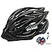 GoMax Aero Adult Safety Helmet Adjustable Road Cycling Mountain Bike Bicycle Helmet Ultralight Inner Padding Chin Protector and visor w/ Rear LED Tail Light adjust