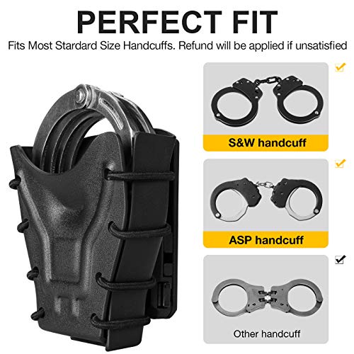 Kydex Handcuff Pouch for Duty Belt, Handcuff Case Fit Asp Handcuff