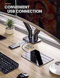 Ergear Dual Monitor Stand Mount, Ultrawide 13-35