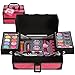 IQ Toys Girls Makeup Set, with Two Tiered Long Lasting Case