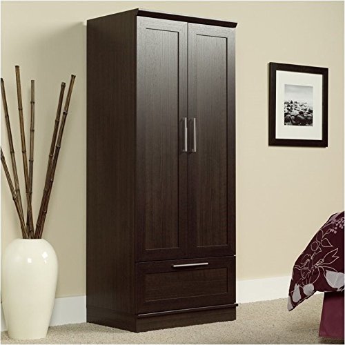Pemberly Row Wardrobe Armoire, Storage with 1Drawer and