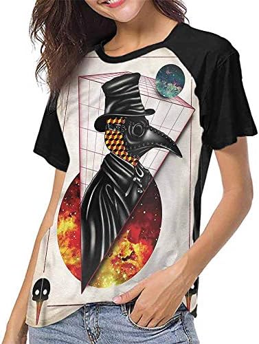 Girls Short Sleeve T-Shirts,Tribal,Traditional East Petal Motif S-XXL Custom T-Shirt Fashion Style