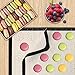 Silicone Pastry Mat, Half Sheet Size Non Stick and BPA Free Professional Grade Quality - Perfect for Making Macaroons, Cookie, Bread and Pastry