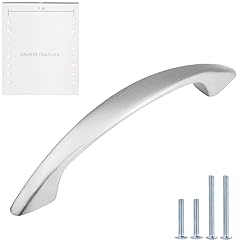 LIZAVO Brushed Satin Nickel Cabinet Pulls Curved