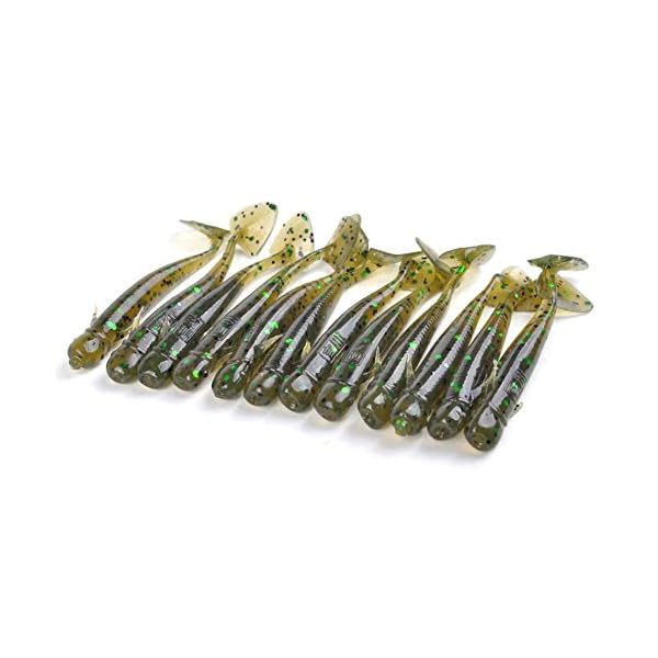 Yoshikawa-Bass-Fishing-Soft-Lure-Worm-Freshwater-2-Watermelon-Paddle-Tailpack-of-12 Yoshikawa-Bass-Fishing-Soft-Lure-Worm-Freshwater-2-Watermelon-Paddle-Tailpack-of-12