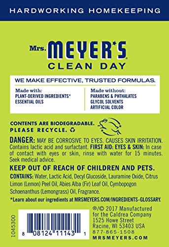 Mrs. Meyer's Tub and Tile Cleaner Concnetrate Variety Pack, 1 Empty Foaming Trigger Bottle, 2 Tub and Tile Concentrate Lemon Verbena , 3 CT