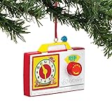 Department 56 Fisher Price Radio Clock Ornament, 2.8-Inch