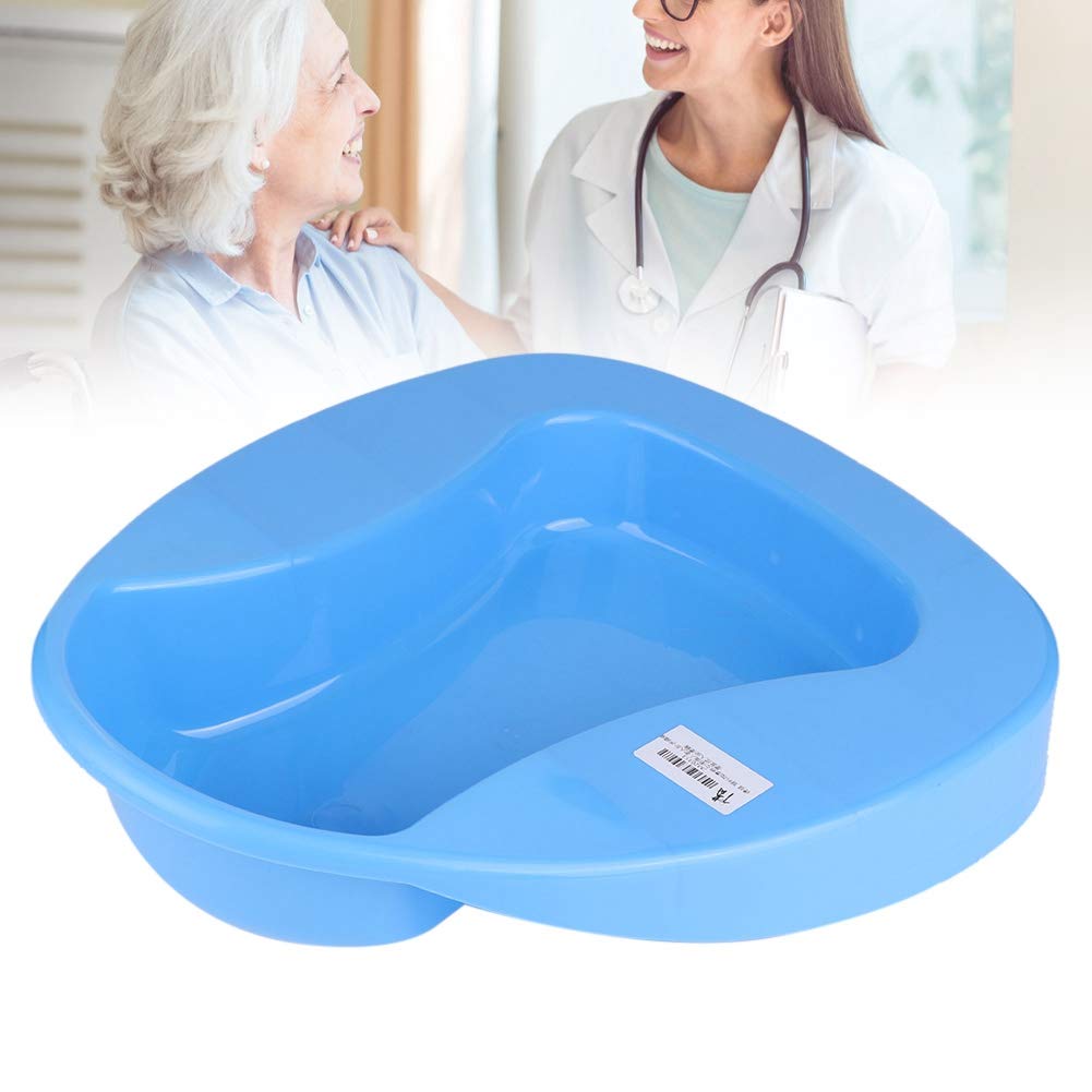 Betued Bedpan Heavy Duty Firm Thick Plastic Stable Healthcare Bedpan for Elderly Pregnant Women Children Bed Bound Patients Hospital Household Use