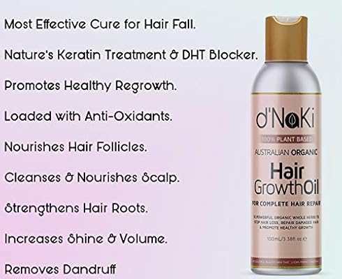 Australian Organic Plant Based Hair Growth Oil For Complete Hair